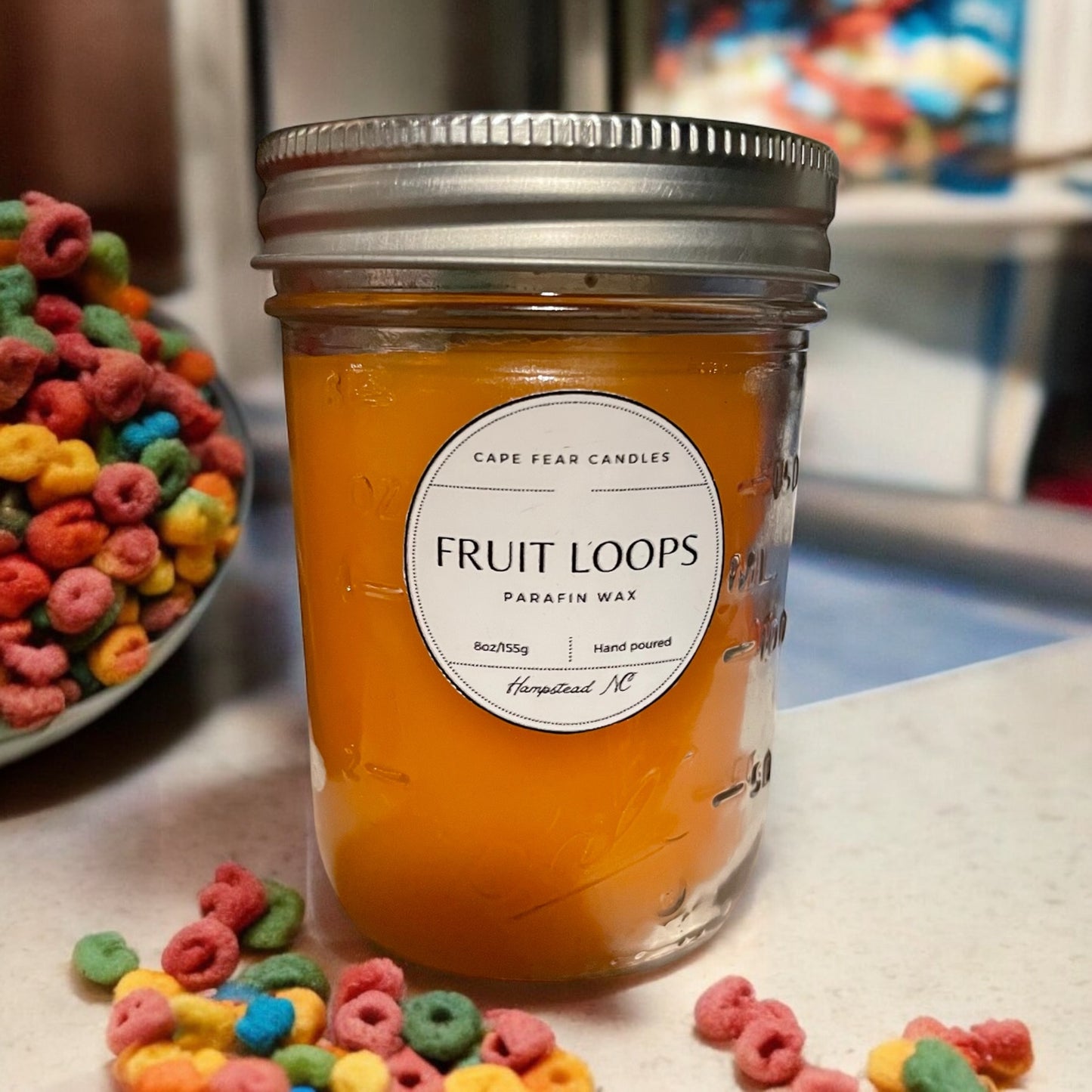 Fruit loops 16 oz candle